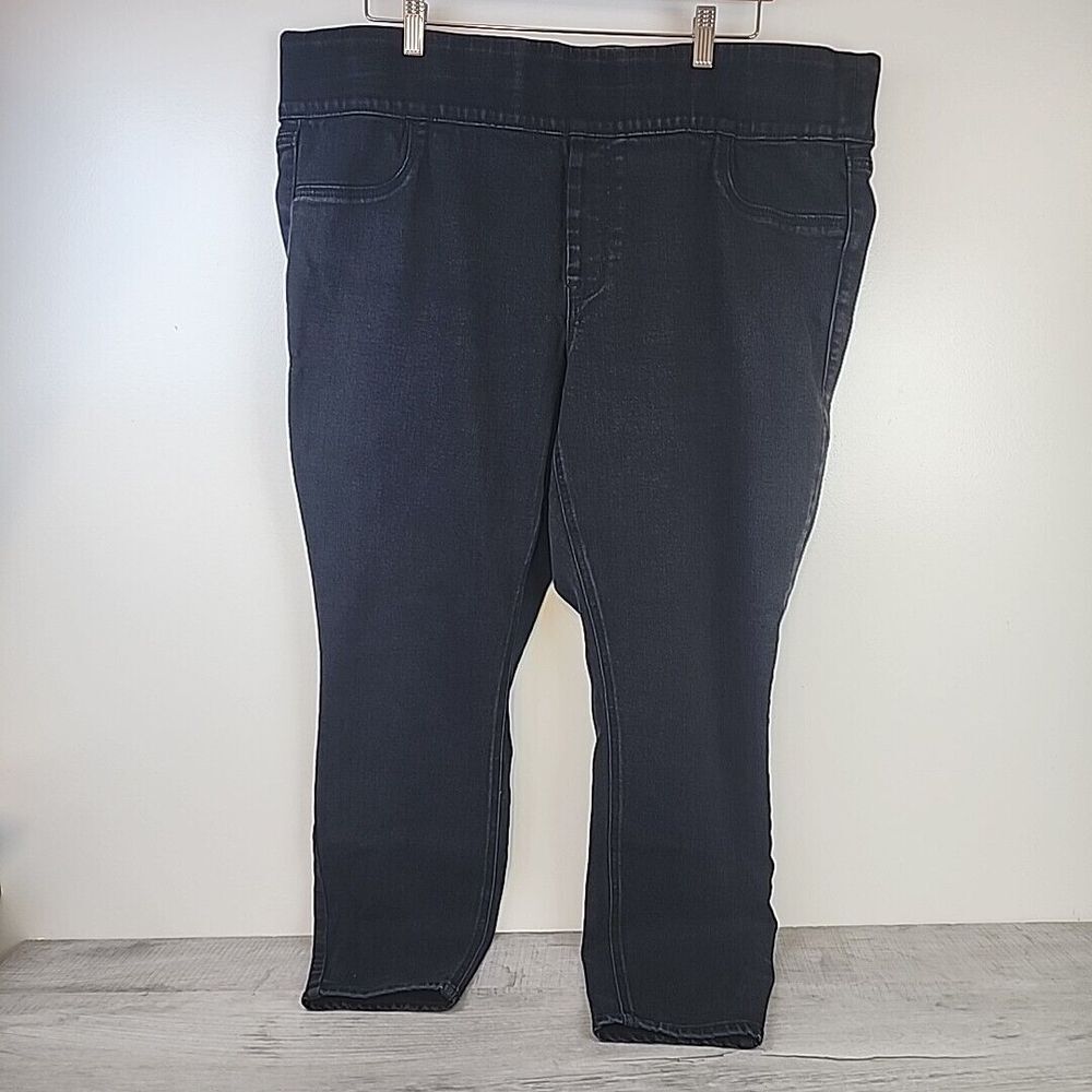 Old Navy Women Jeans‎ 20 Black Rockstar Super Skinny Jeggings High-Rise Stretch